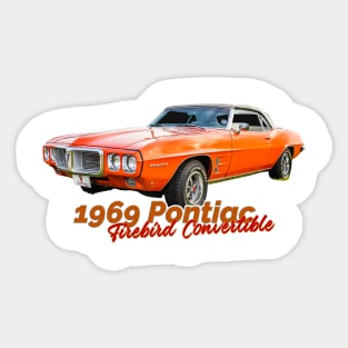 1969 Pontiac Firebird Convertible Sticker